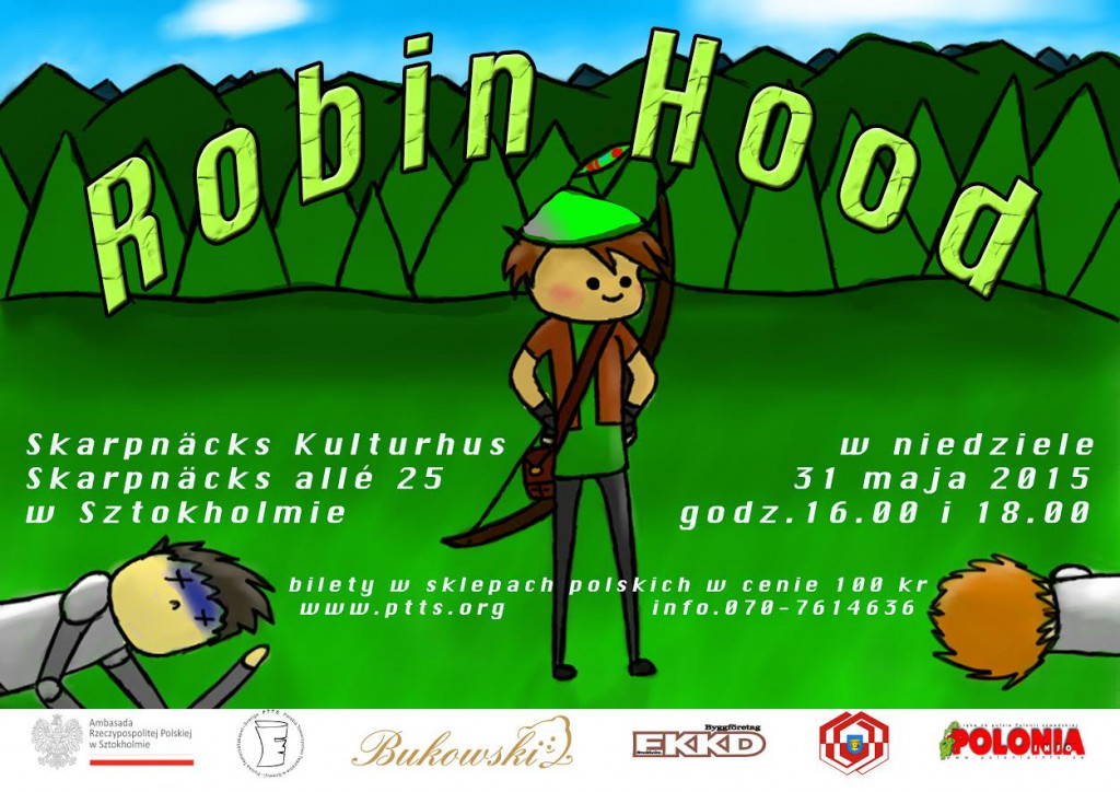 Robin Hood plakat kolory